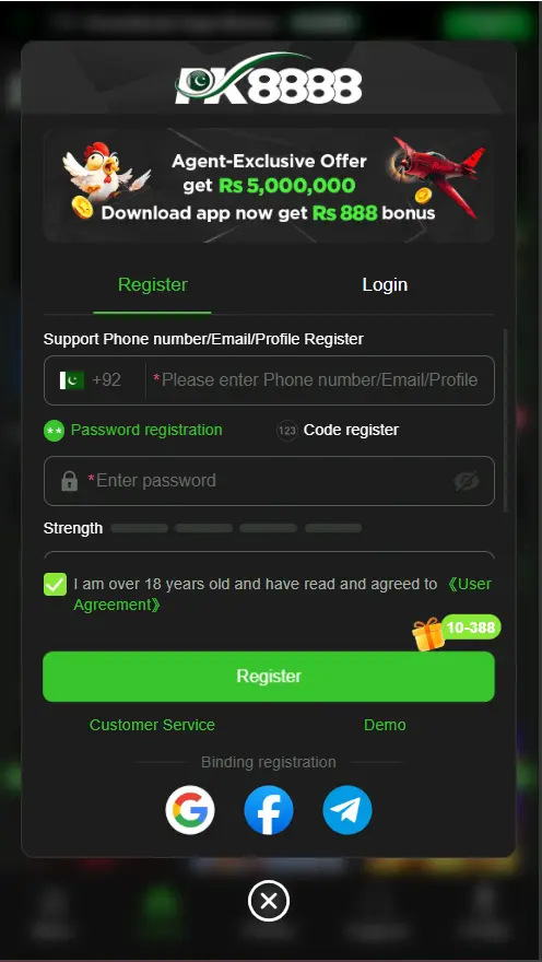 PK8888 Game Login